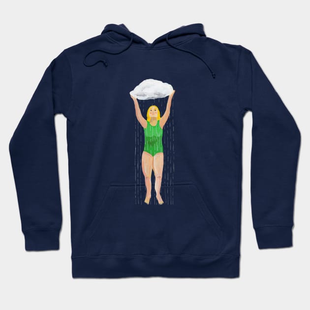 Aquarius Warrior Woman Hoodie by Das Brooklyn